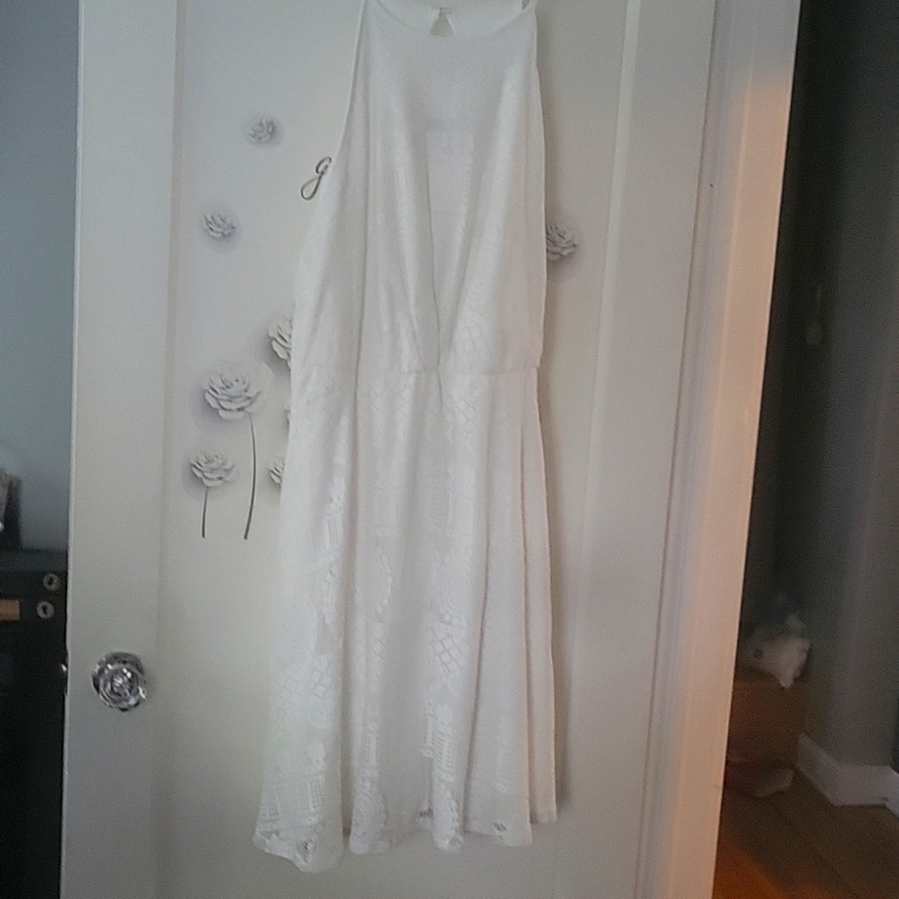 White summer dress